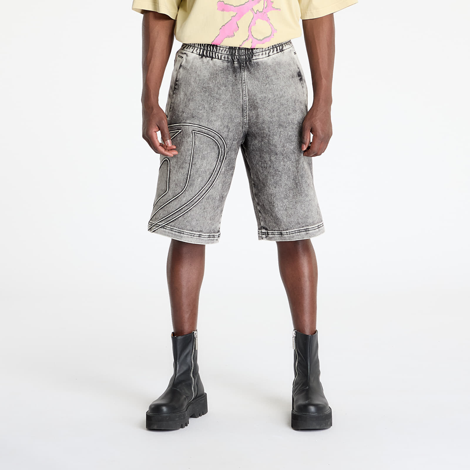 Šortky Diesel D-Enny-S Track Shorts Black/ Blue L