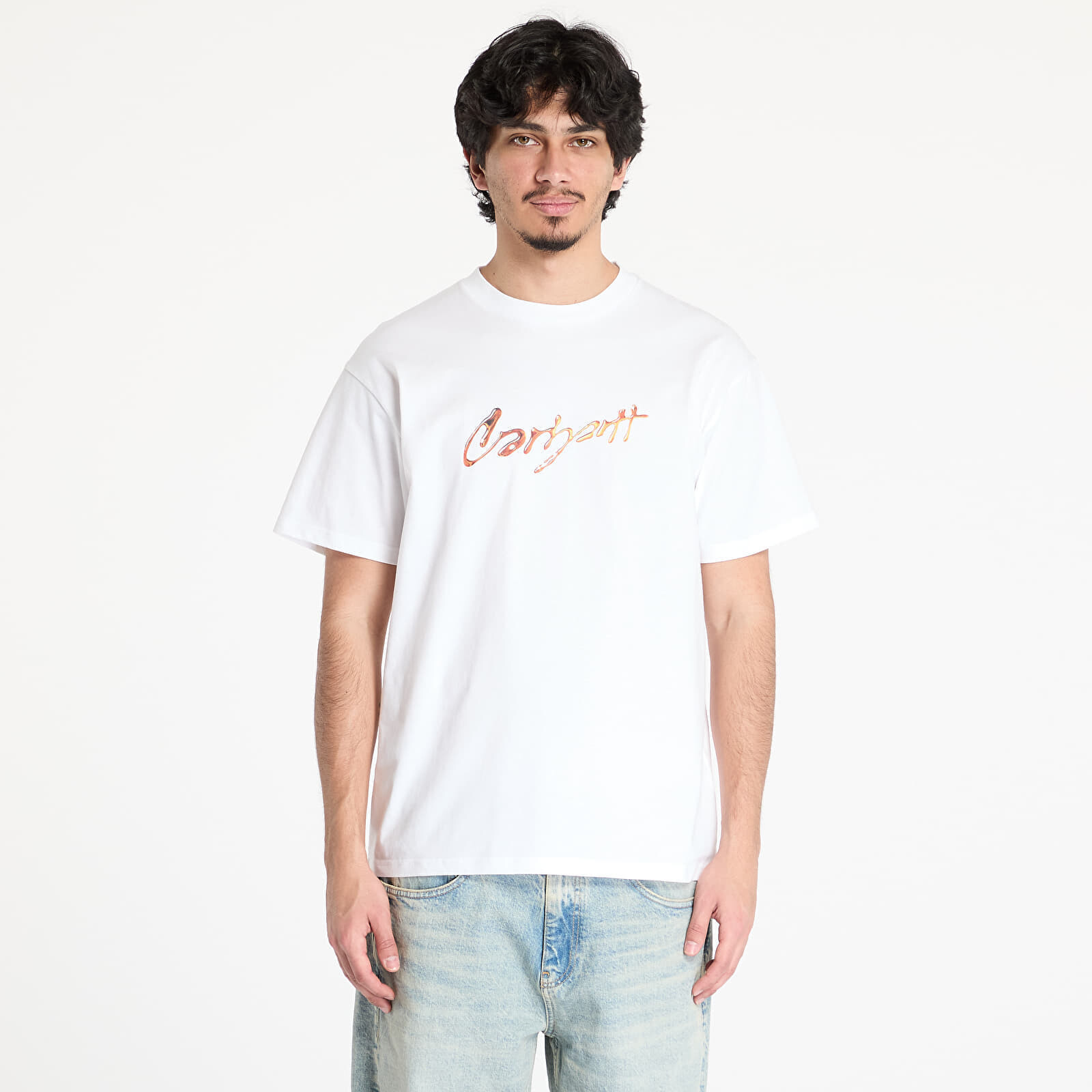 Tričko Carhartt WIP S/S Drip Script T-Shirt UNISEX White M