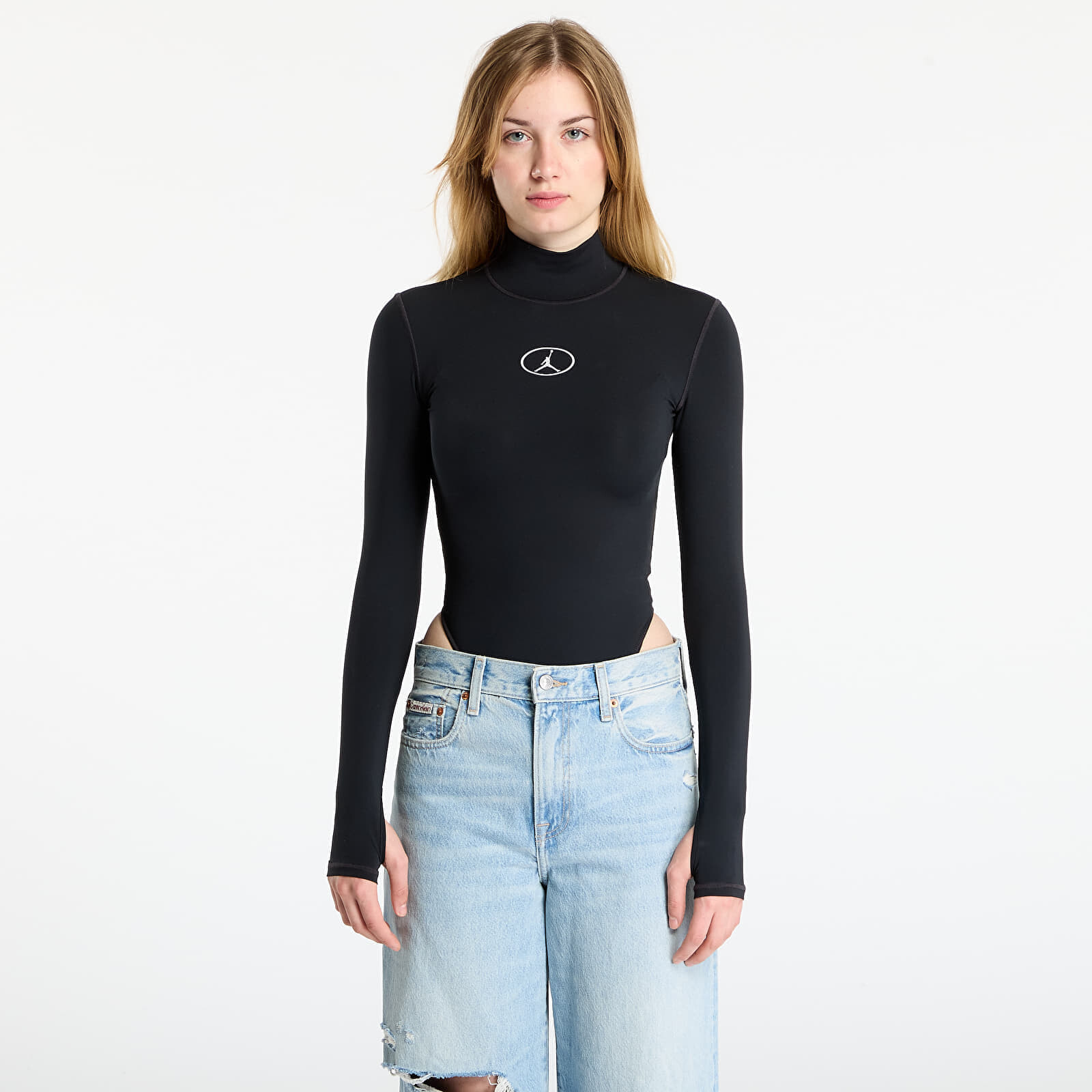 Jordan Flight Mountainside Women's Long-Sleeve Bodysuit Black M