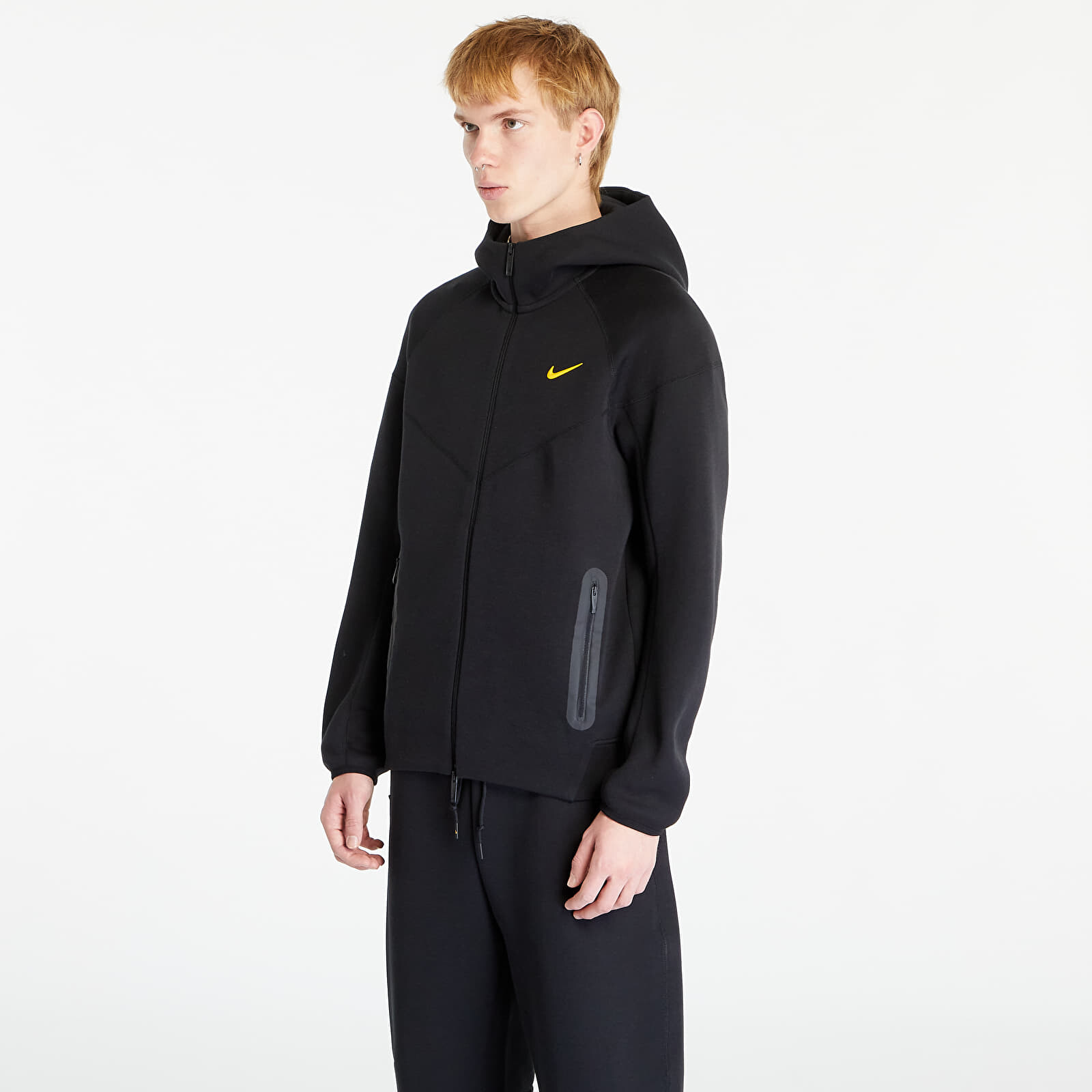 Mikina Nike x NOCTA Tech Fleece Men's Full-Zip Hoodie Black/ University Gold XXL