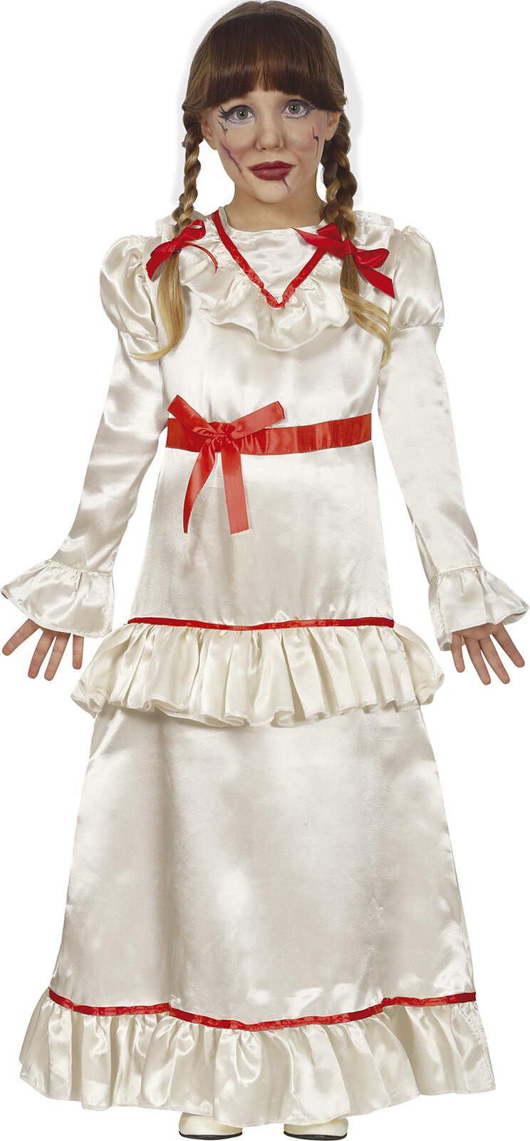 Guirca Dievčenský kostým - Diabolská bábika Veľkosť - deti: M: 115-123 cm