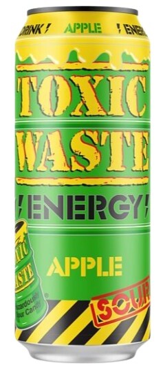 Toxic waste energetický nápoj - jablko