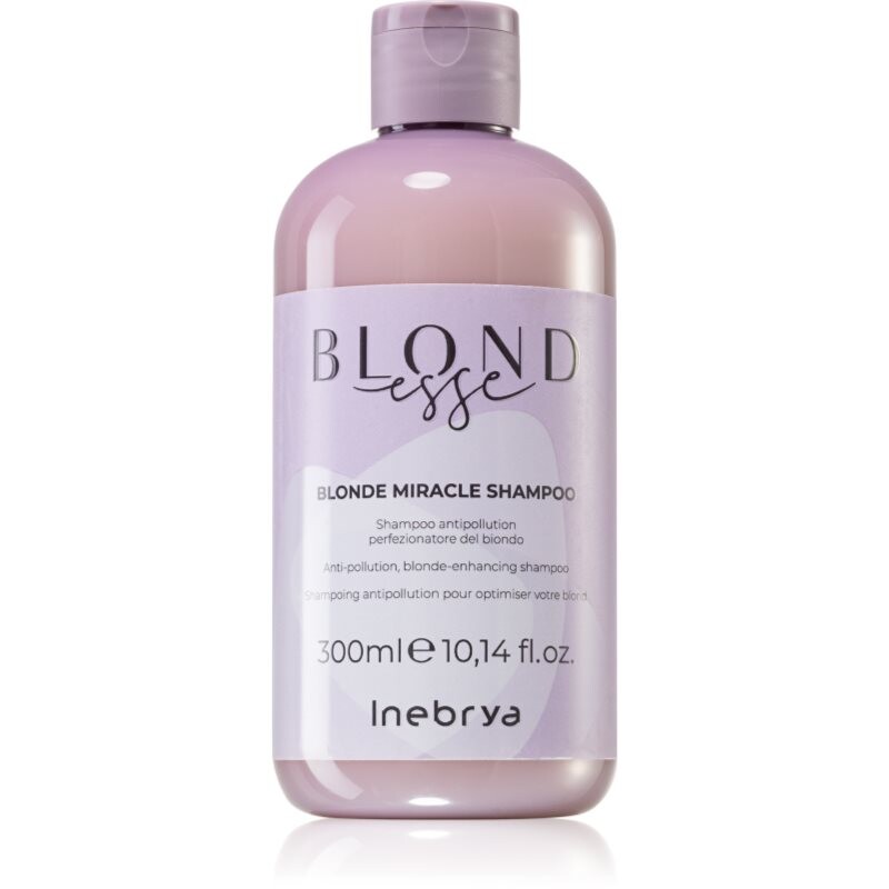 Inebrya BLONDesse Blonde Miracle Shampoo čistiaci detoxikačný šampón pre blond vlasy 300 ml