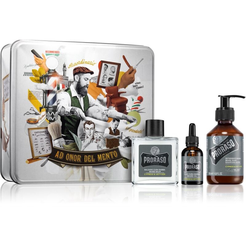 Proraso Set Beard Routine sada na bradu Cypress and Vetyver