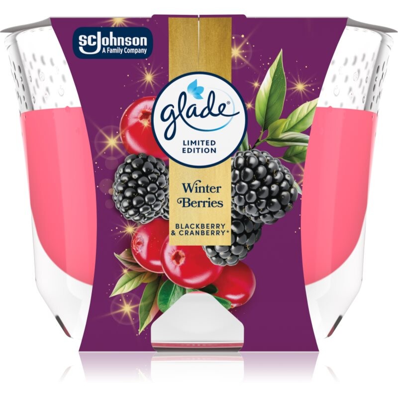 GLADE Winter Berries vonná sviečka 204 g