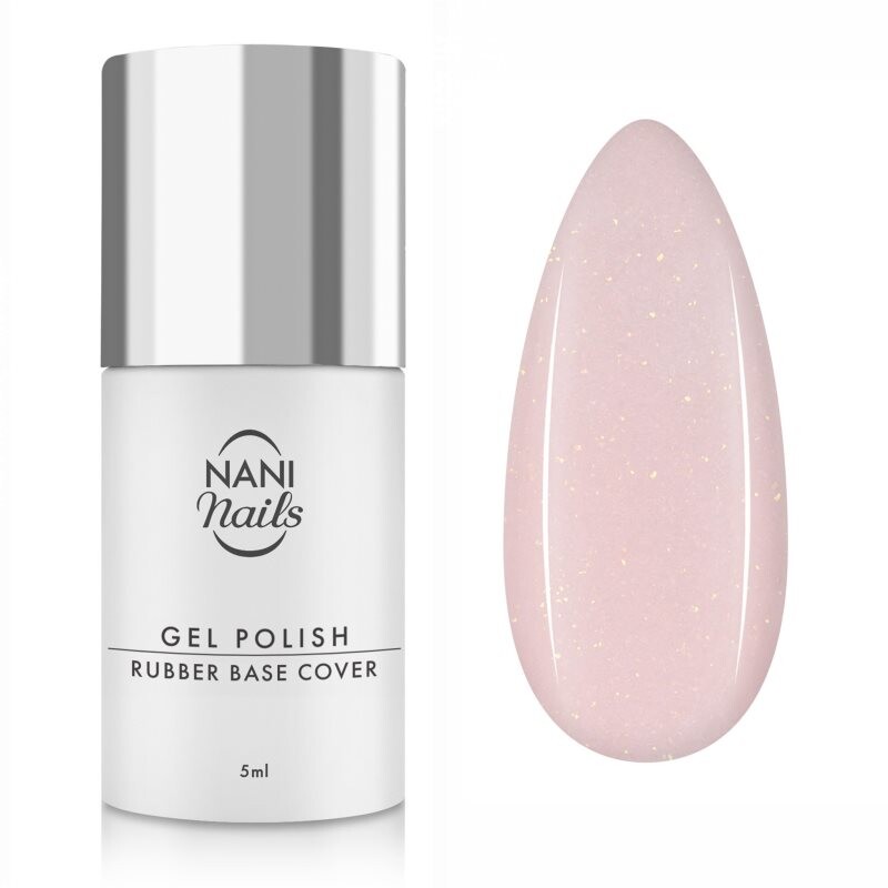 NaniNails NANI Rubber Base podkladový gél odtieň Glem Muse 5 ml