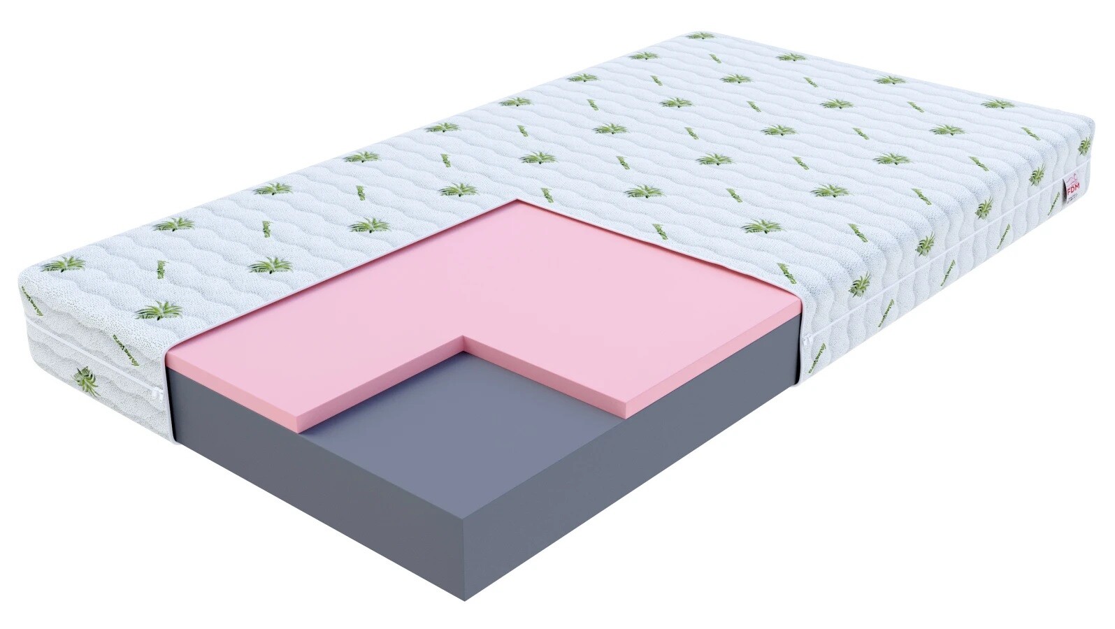 FDM Penový matrac ORSA Aloevera | 80 x 200 cm