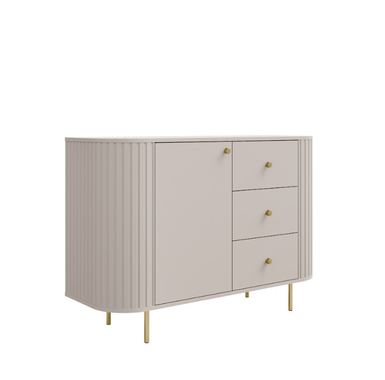 ArtLemp Komoda VAOLIA 1F3S  | pieskovo béžová