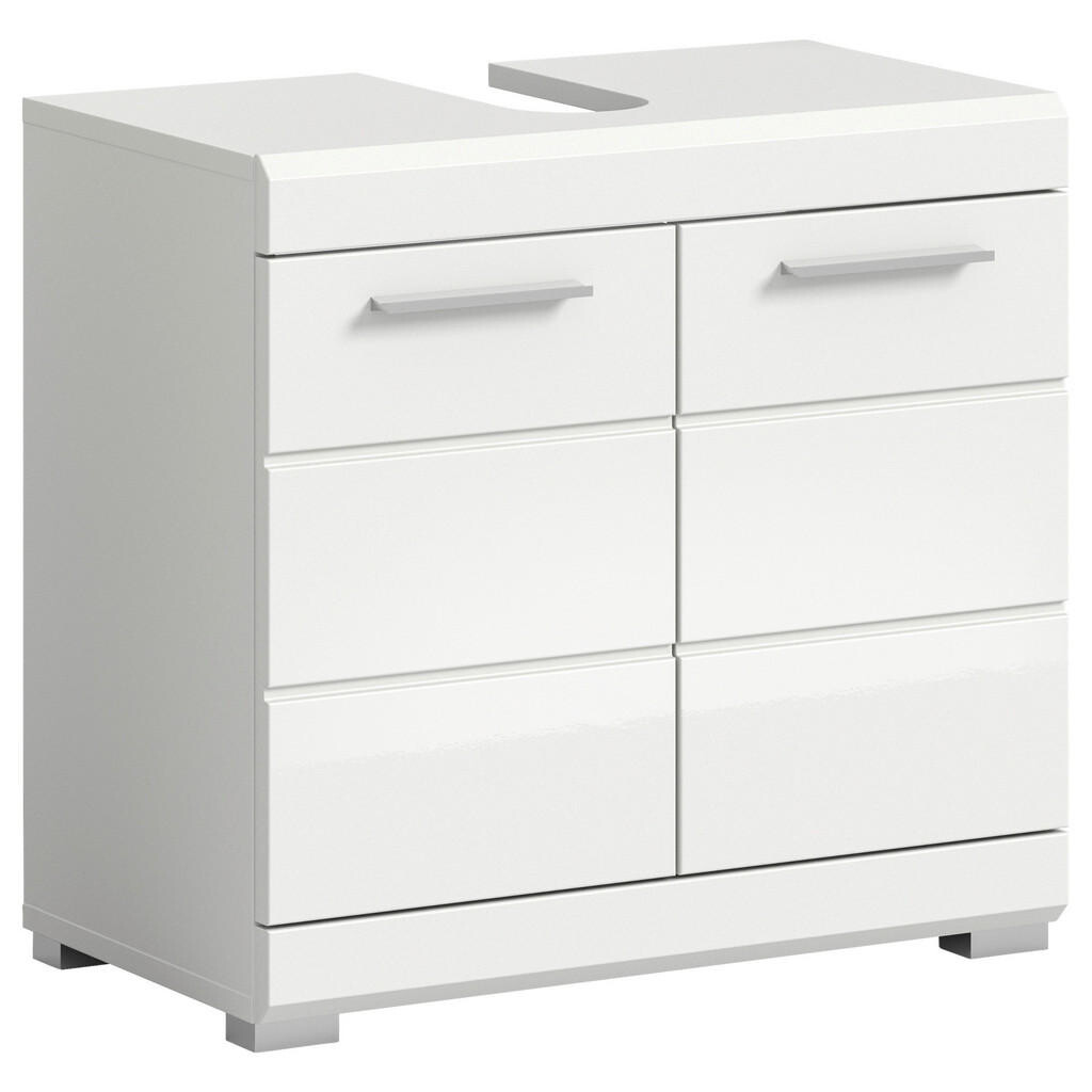 MID.YOU SKRINKA POD UMÝVADLO, biela s vysokým leskom, 60/56/34 cm