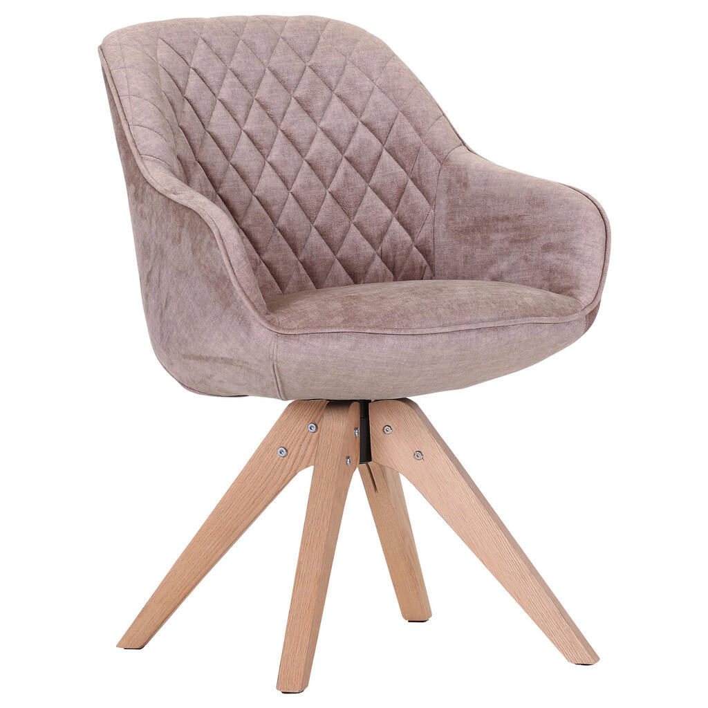 Landscape STOLIČKA S PODRÚČKAMI, plochá tkanina, farba duba, svetlohnedá