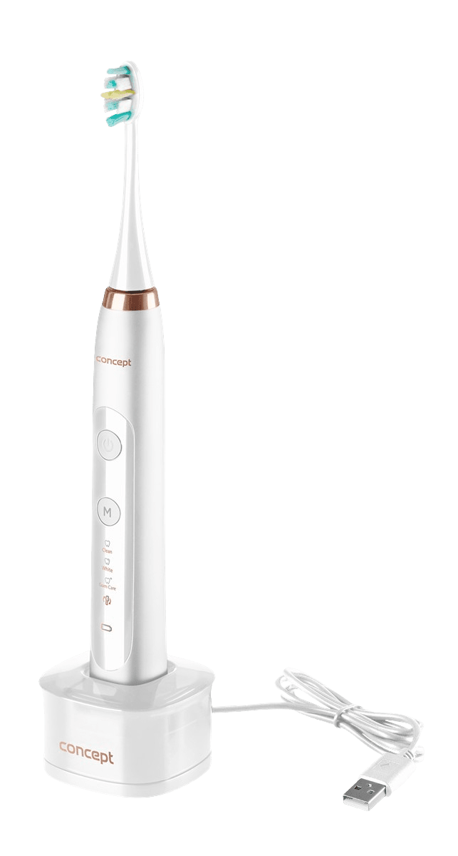 CONCEPT ZK7010 Sonická zubná kefka s cestovným puzdrom PERFECT SMILE, white