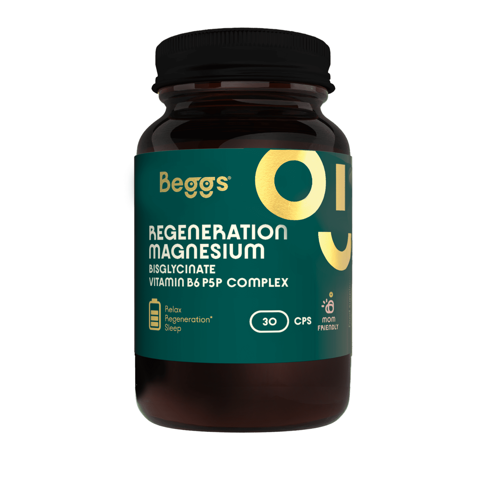 BEGGS Beggs Magnesium Bisglycinate + P5P Complex 30 kapsúl