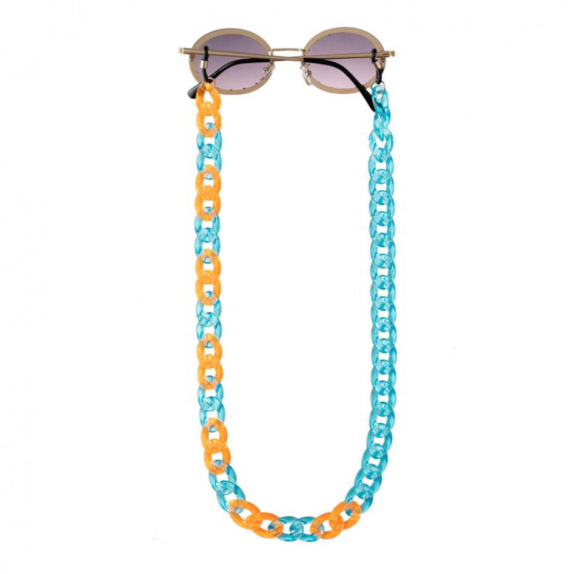 Šnúrka na okuliare Solo Strap - zlatá-hnedá