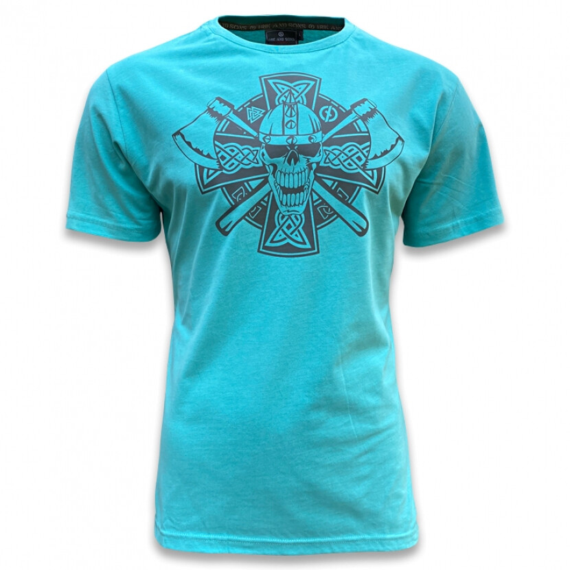 Tričko Erik and Sons Skabell - svetlo modré, XL