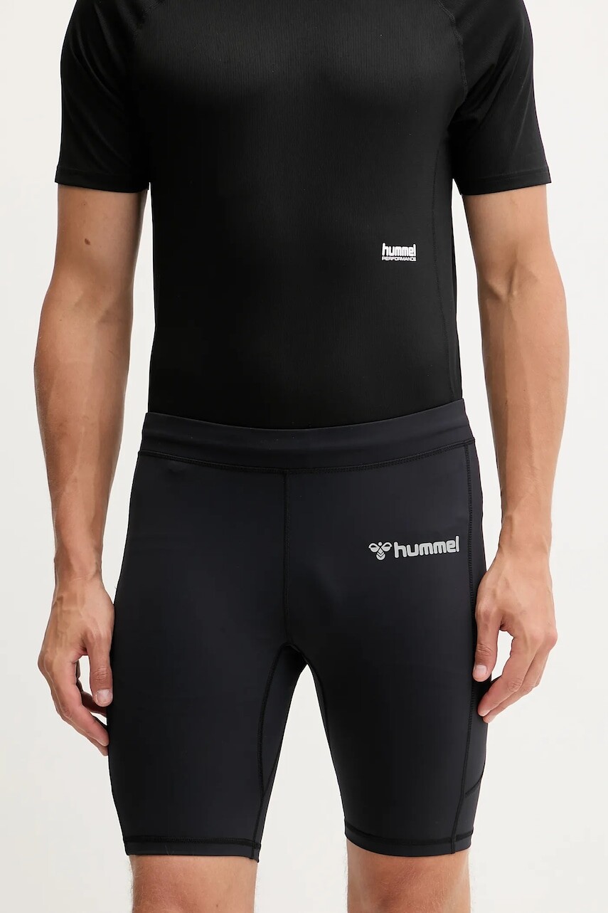 Tréningové šortky Hummel čierna farba, 227252