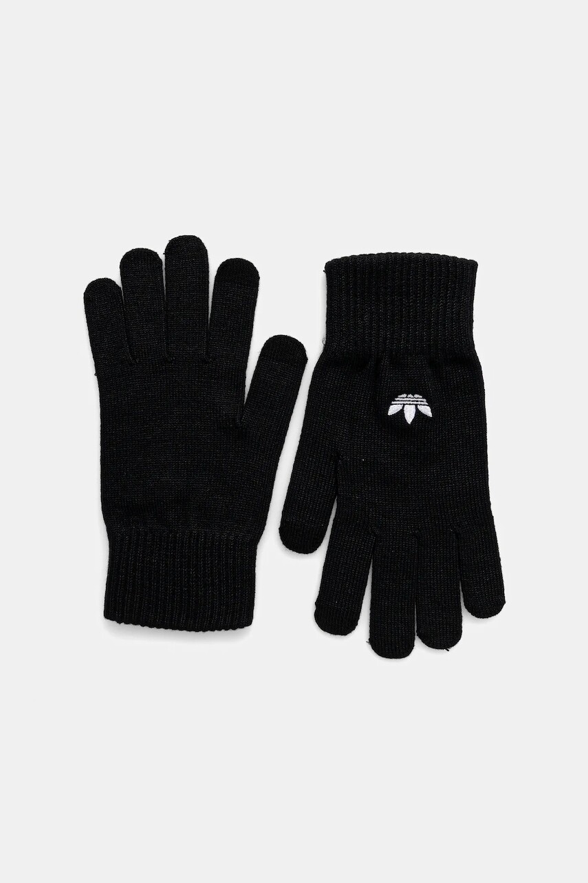 Rukavice adidas Originals Adicolor čierna farba, JW7908