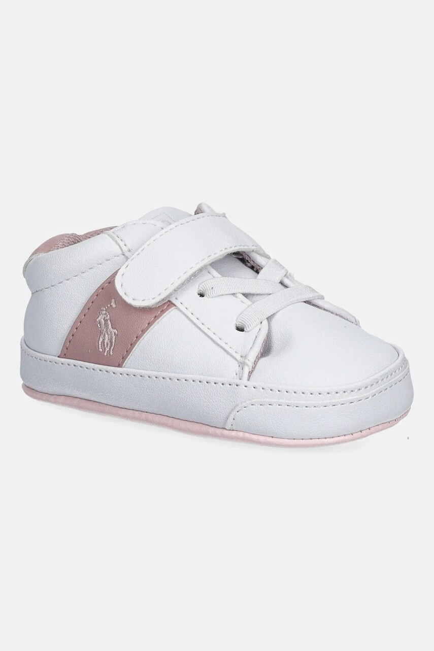 Topánky pre bábätká Polo Ralph Lauren RYLEY PS LAYETTE biela farba, RL03391102