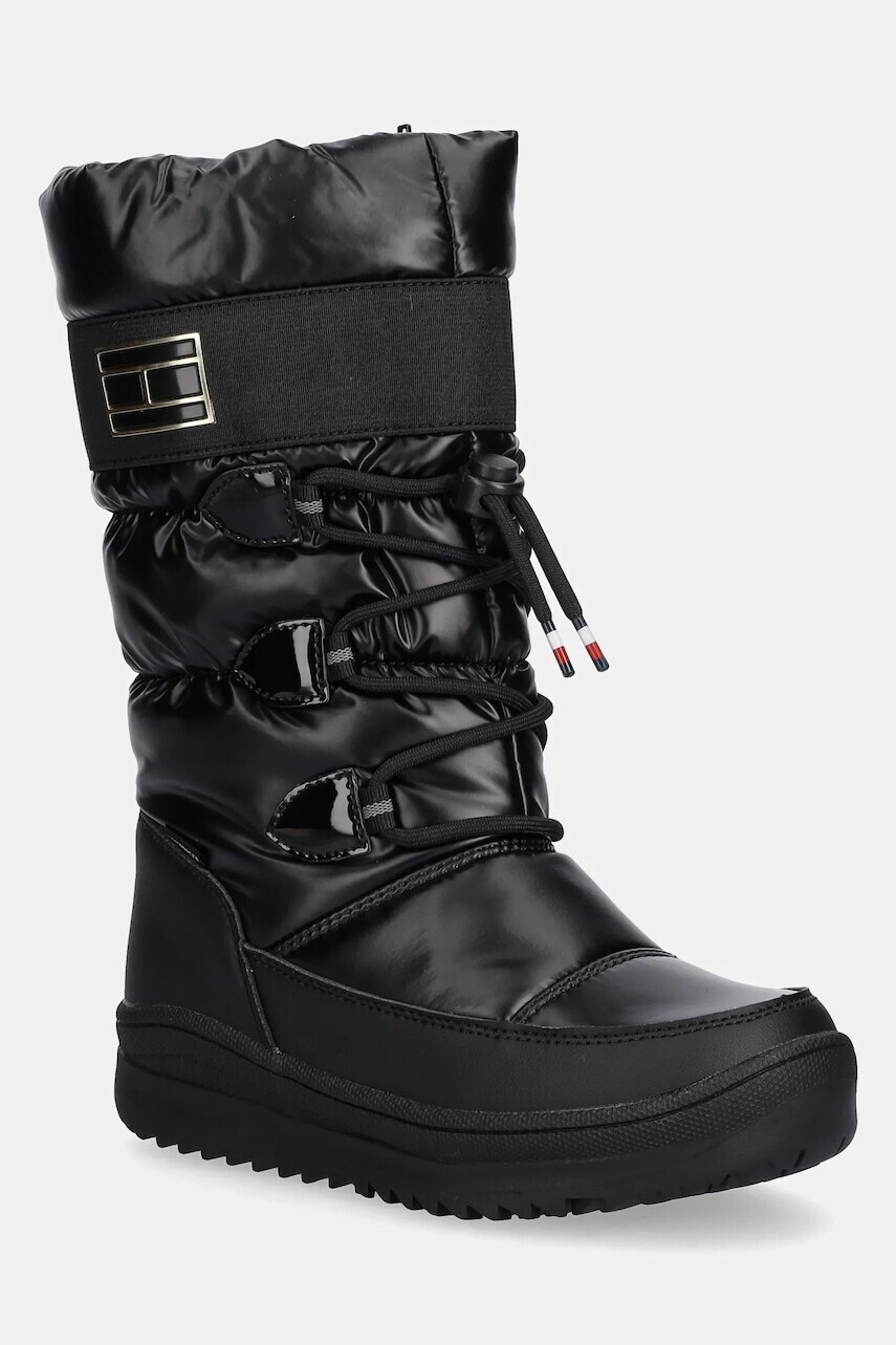 Detské snehule Tommy Hilfiger čierna farba, T3A6-34053