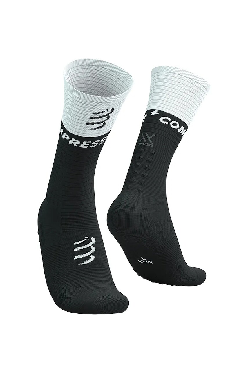 Ponožky Compressport Mid Compression v2.0 čierna farba, SQTU354