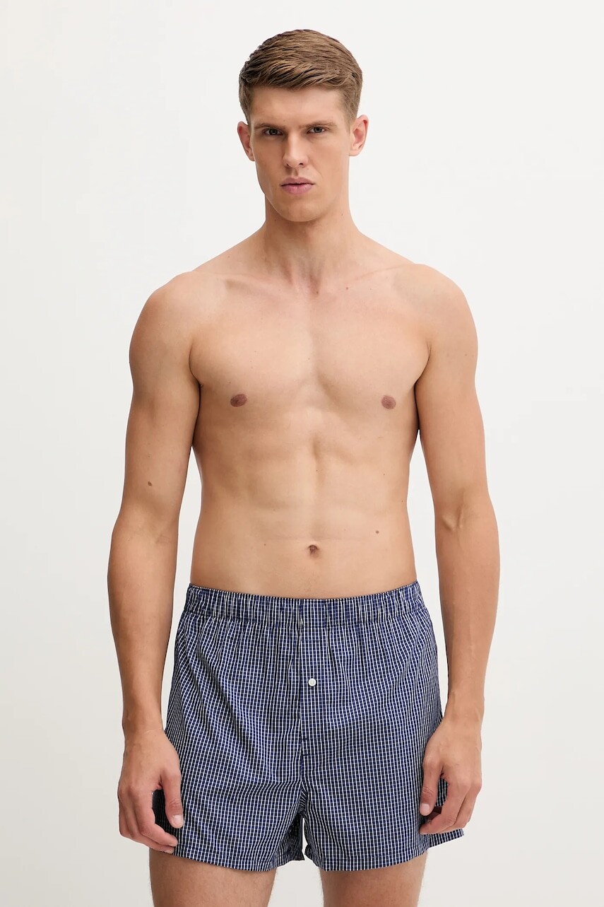 Bavlnené boxerky Lacoste 3-pak tmavomodrá farba, 7H2389