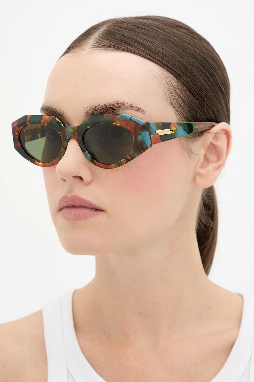 Slnečné okuliare Bottega Veneta hnedá farba, BV1392S