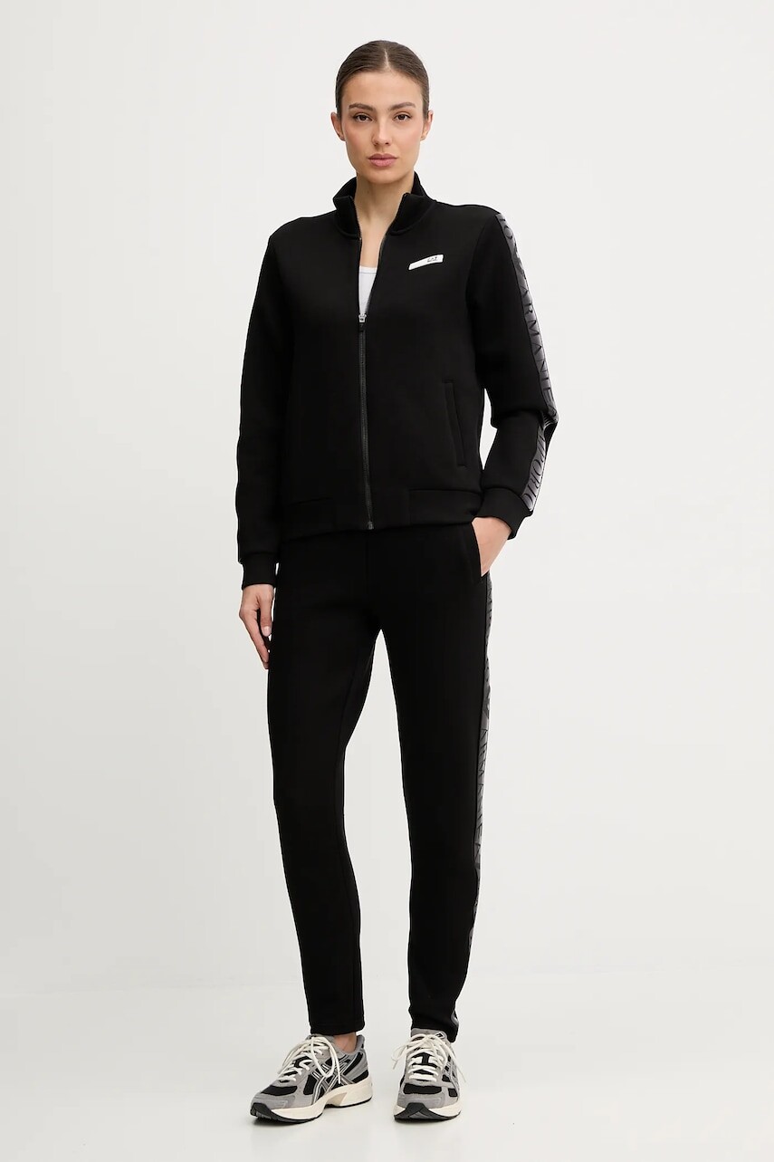 Tepláková súprava EA7 Emporio Armani čierna farba, AF13151.7W000680