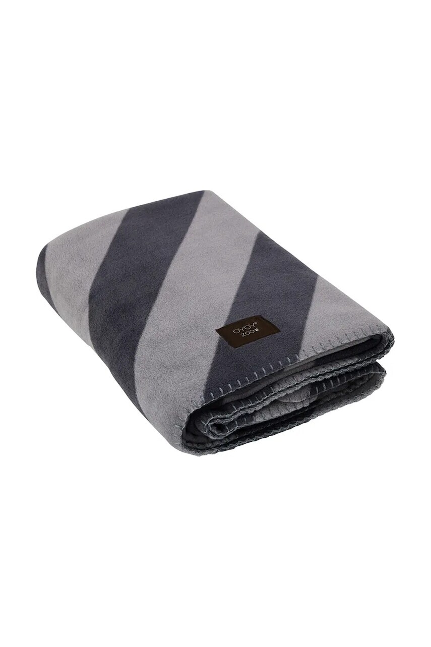 Deka pre domáce zvieratá OYOY Kaya 160 x 120 cm čierna farba