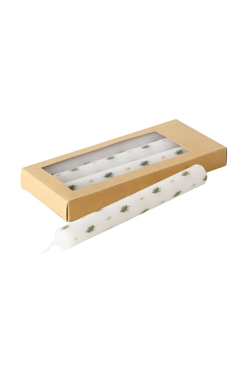 Sada sviečok Boltze Jali 20 cm 4-pak biela farba