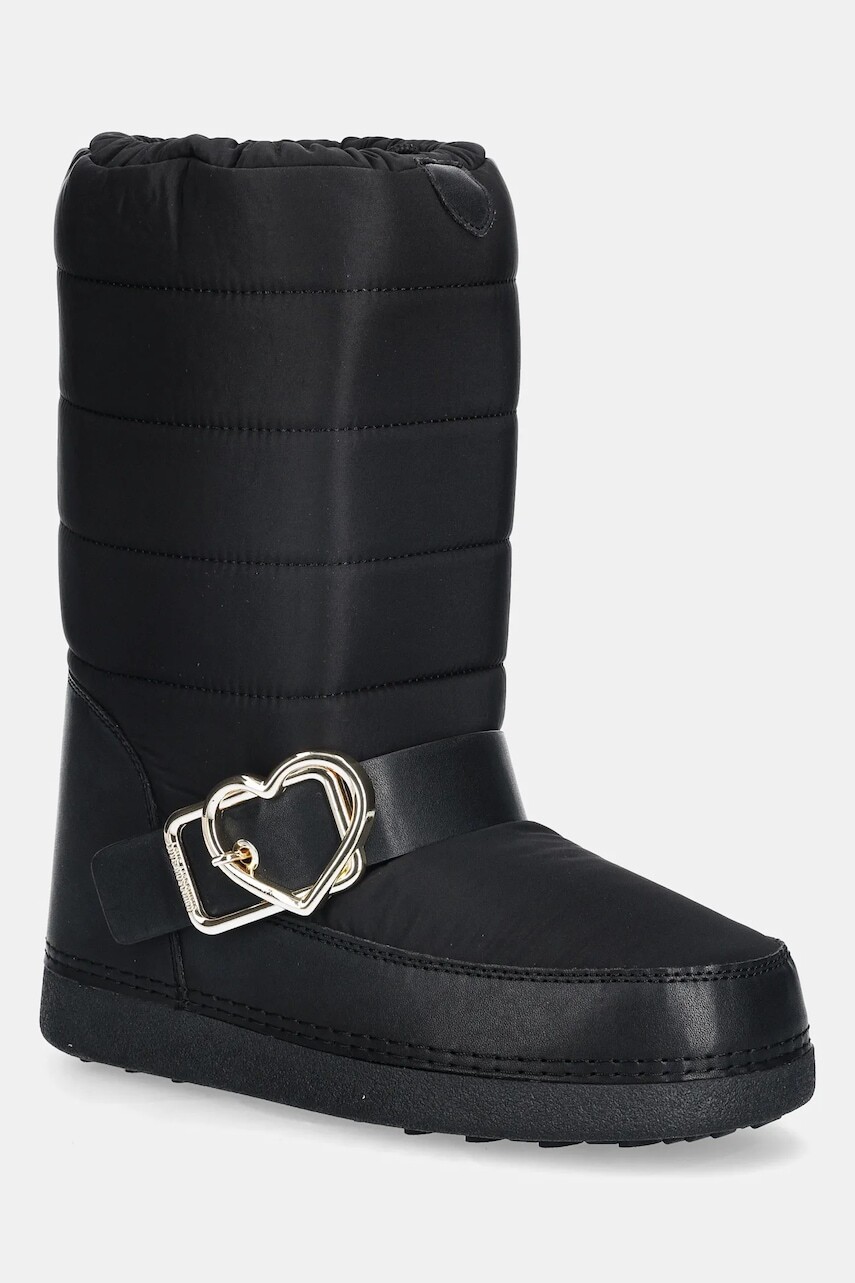 Snehule Love Moschino čierna farba, JA24442G0NISK00B