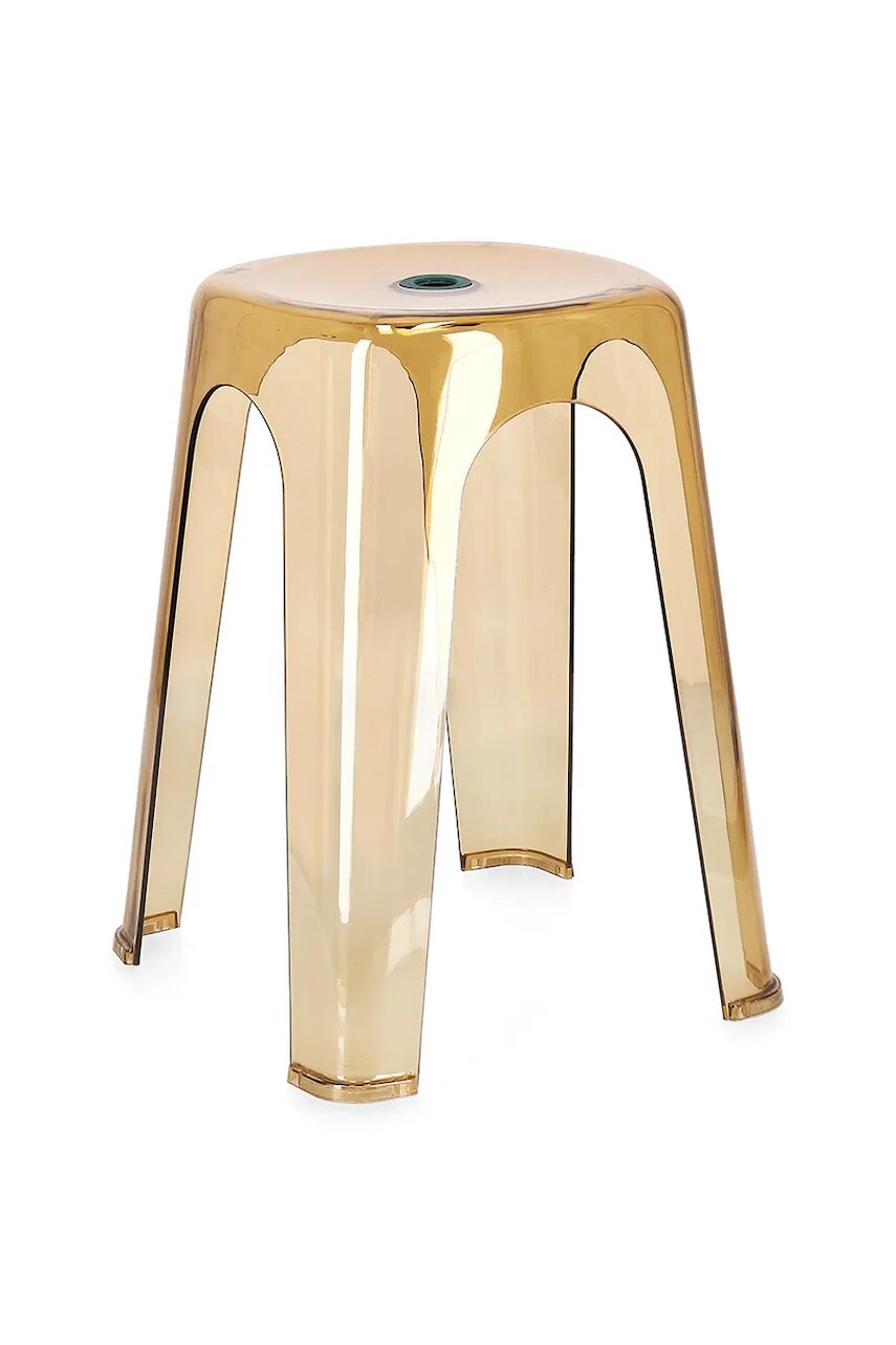 Stolík Bizzotto Sonny 34,5 x 34,5 x 46,5 cm žltá farba