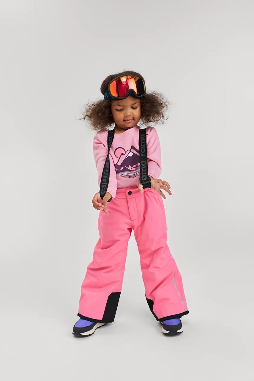 Detské lyžiarske nohavice Reima Proxima ružová farba, 5100099B