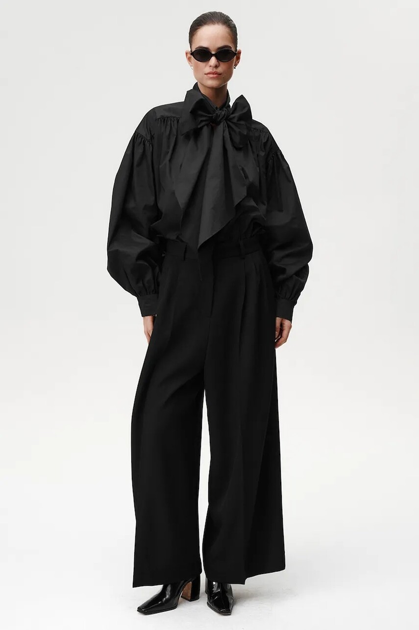 Blúzka Undress Code čierna farba, jednofarebná, 1057