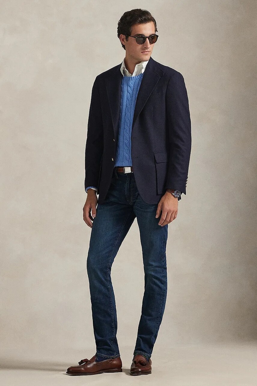 Rifle Polo Ralph Lauren tmavomodrá farba, 710982150