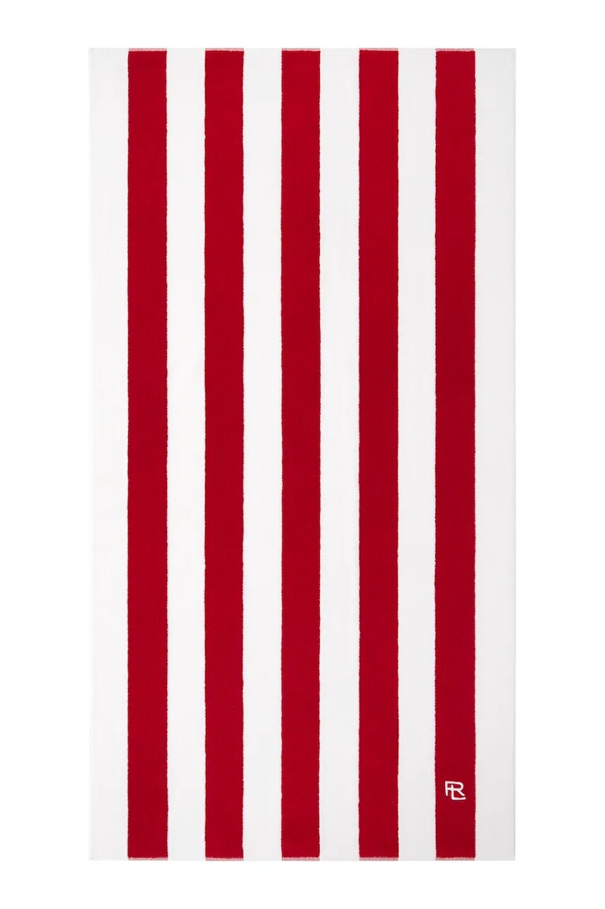 Bavlnený plážový uterák Ralph Lauren HENLEY Red 90 x 170 cm červená farba