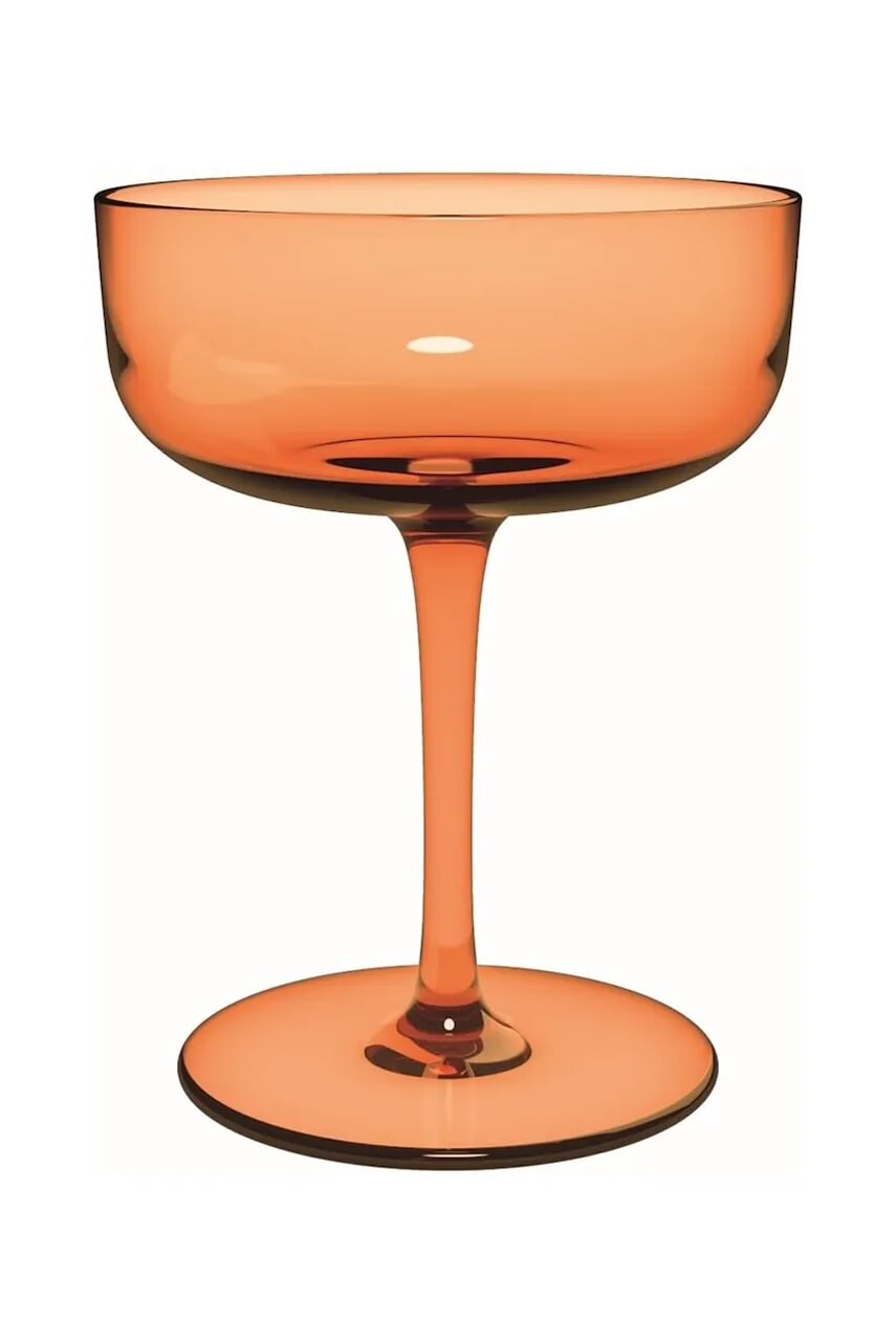 Sada pohárov na šampanské Villeroy & Boch Like Apricot 120 ml 2-pak oranžová farba