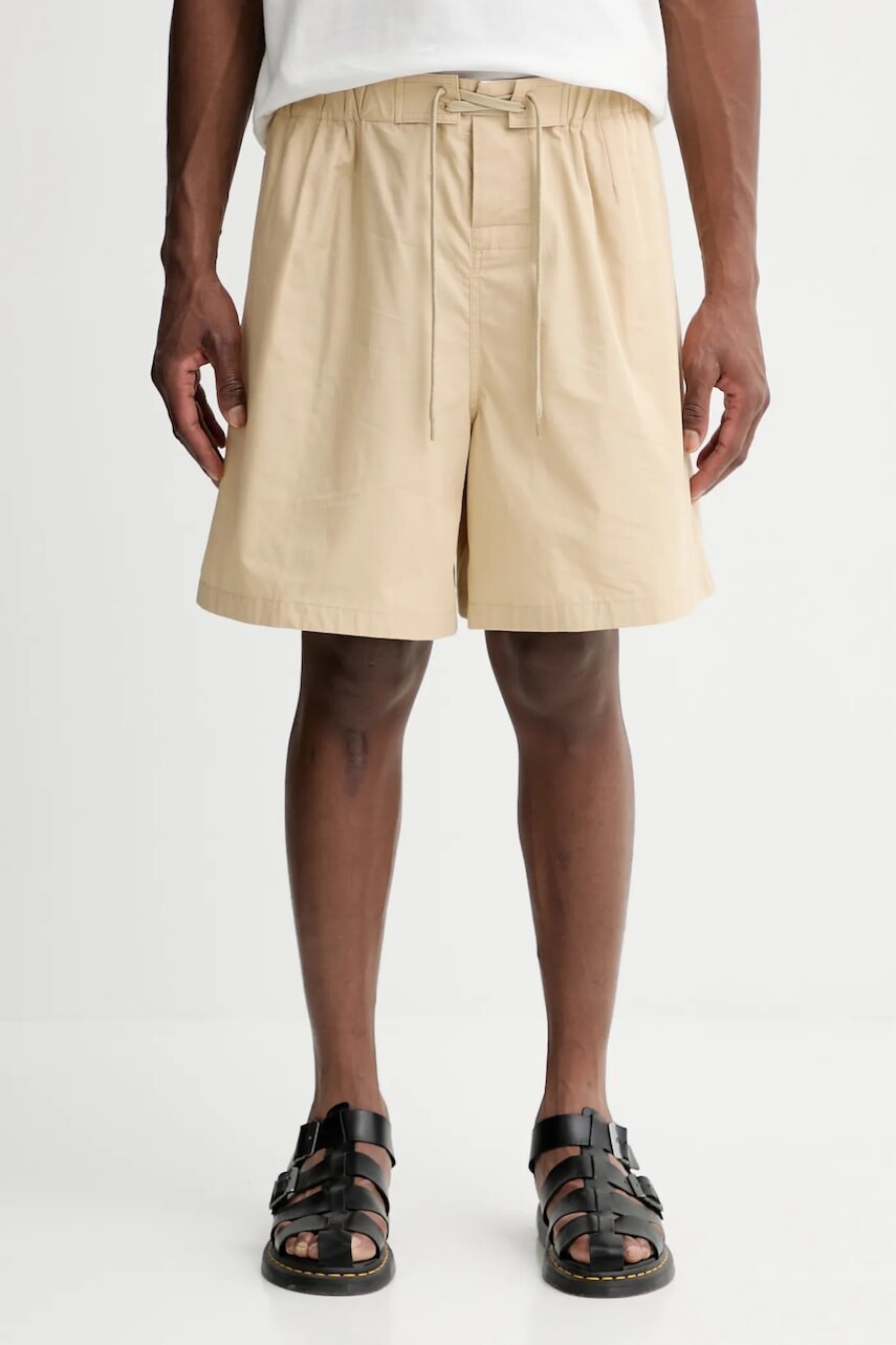 Bavlnené šortky Kenzo béžová farba, FF55SH5059SC.11