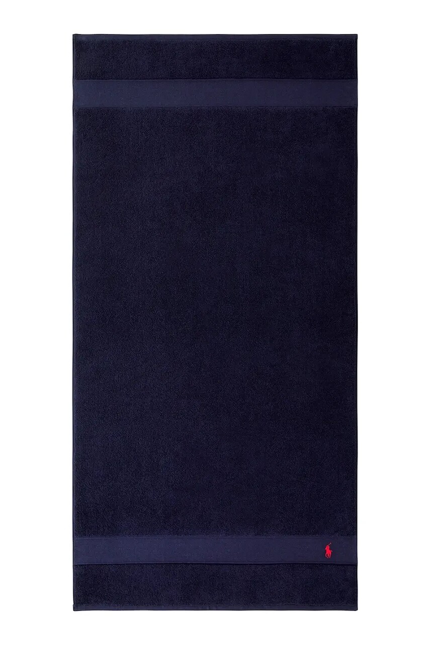 Bavlnený uterák Ralph Lauren POLOPLAY Newport 70 x 140 cm tmavomodrá farba