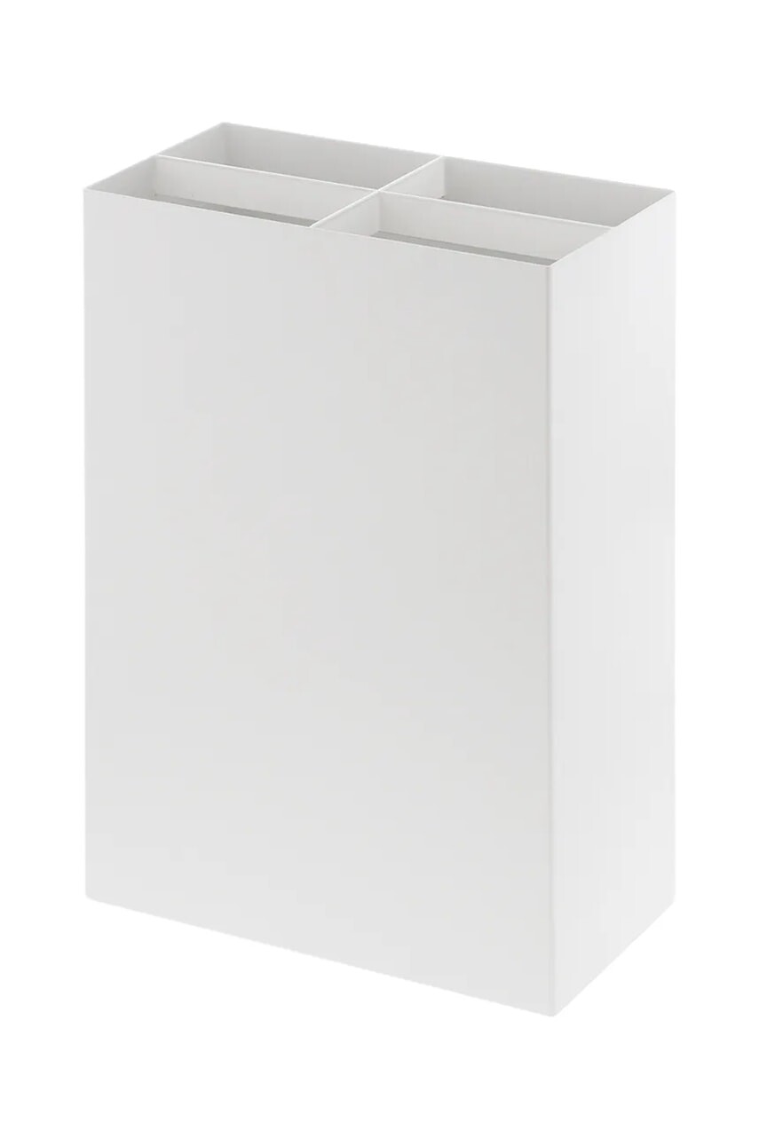 Stojan na dáždniky Yamazaki Smart 23,5 x 12 x 36 cm biela farba