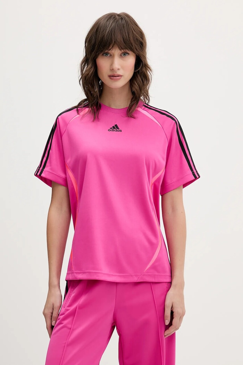 Tričko adidas Originals Teamgeist dámske, ružová farba, JZ8271