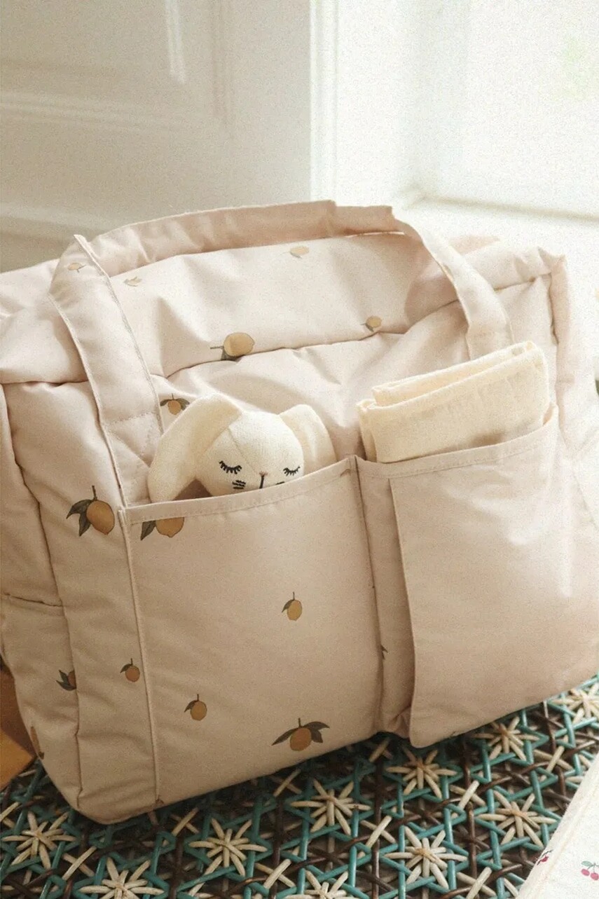 Taška Konges Sløjd ALL YOU NEED BAG béžová farba, KS104079