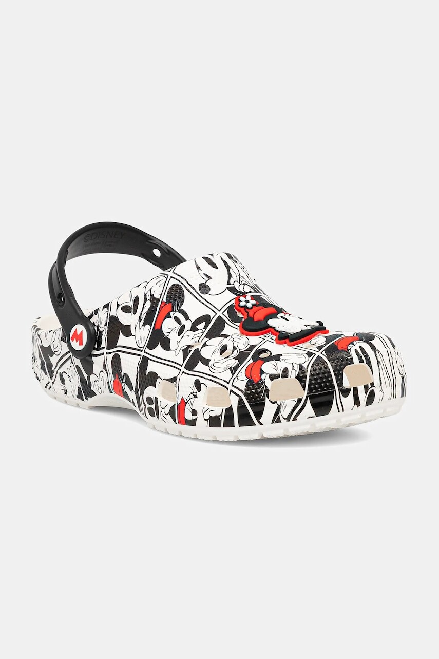 Šľapky Crocs Classic Mickey And Minnie Clog biela farba, 211483