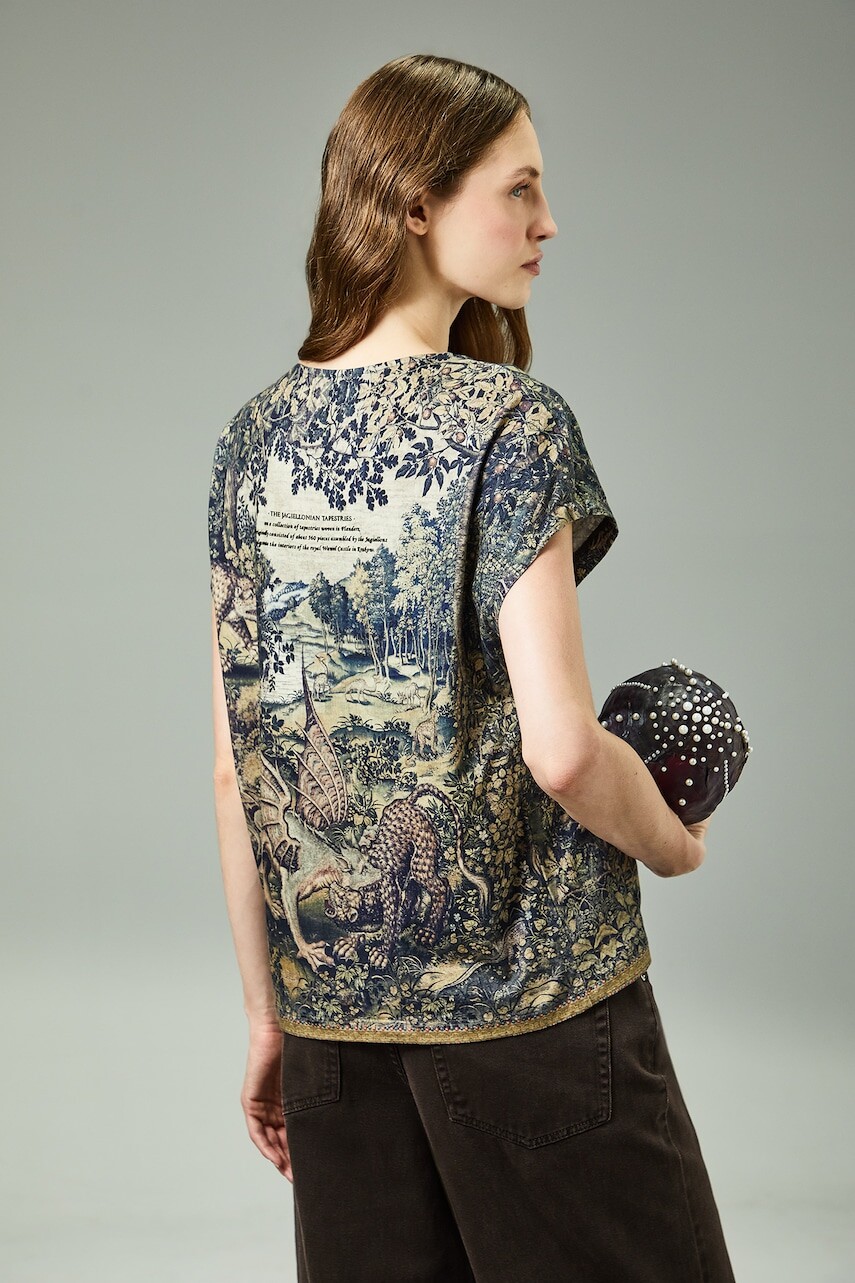 Tričko Medicine dámske, hnedá farba