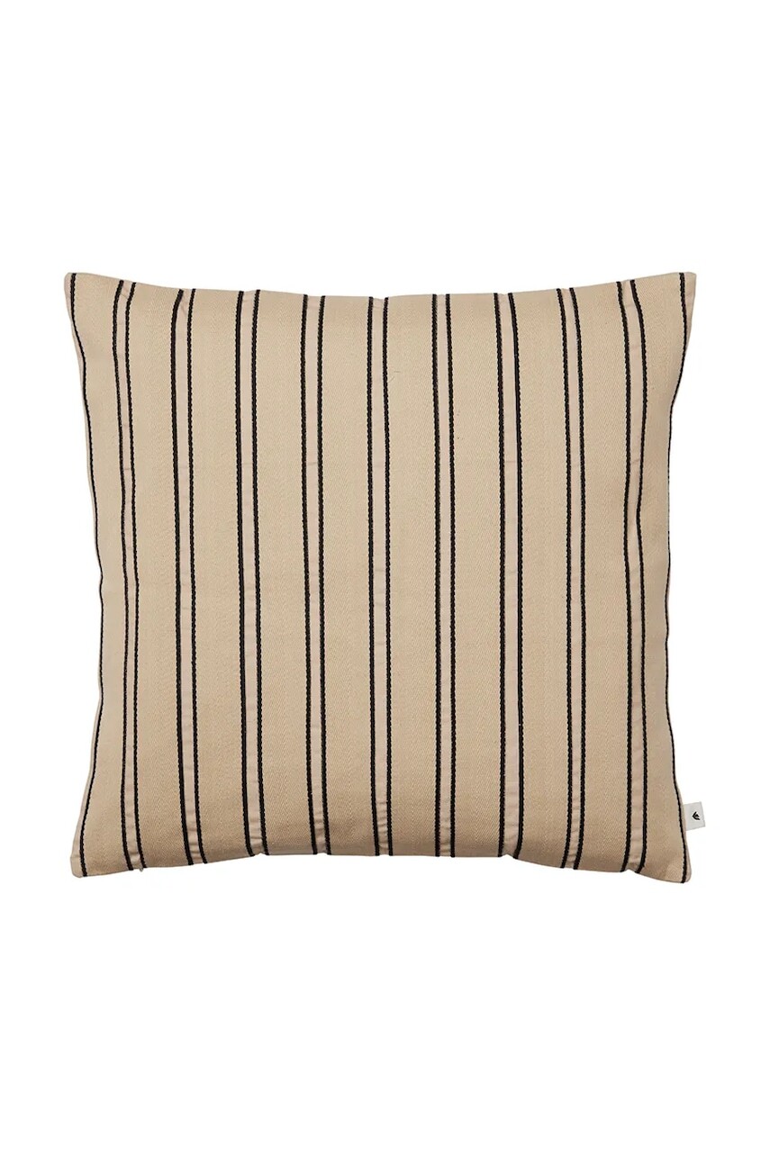 Bavlnená obliečka na vankúš ferm LIVING Twill 50 x 50 cm béžová farba