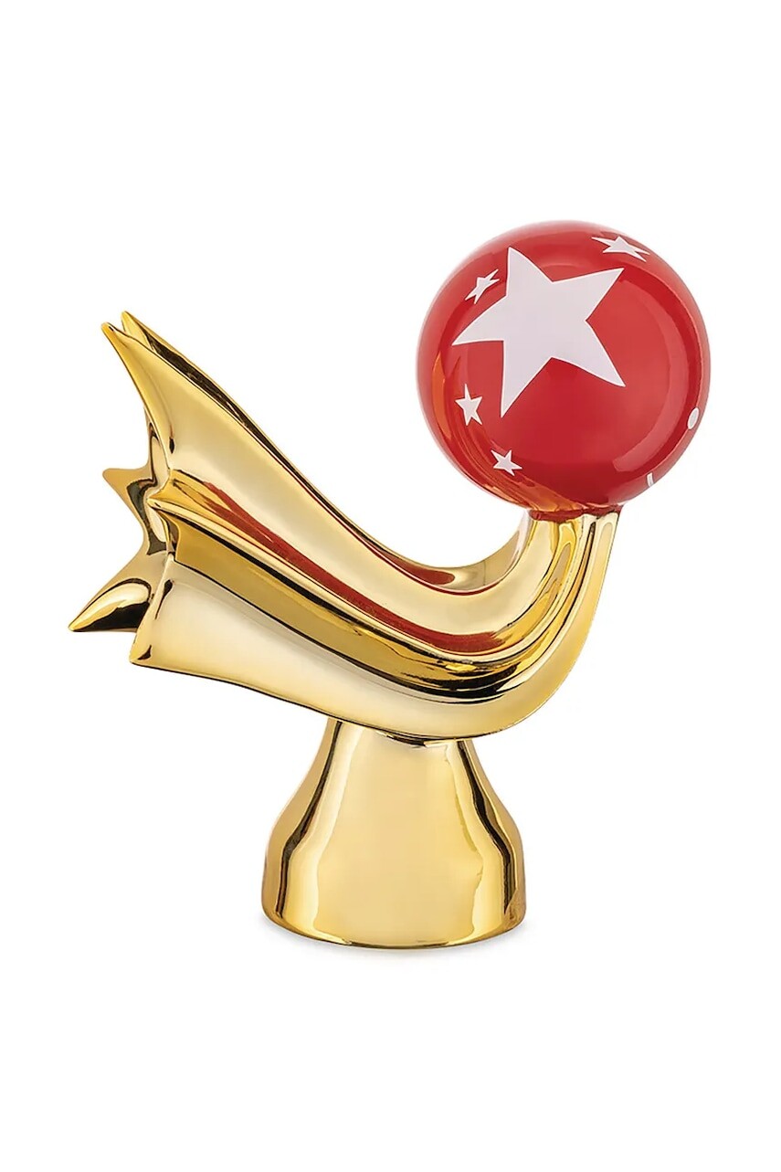 Dekoračná figúrka Alessi Happy Eternity 8 x 9 x 5 cm žltá farba