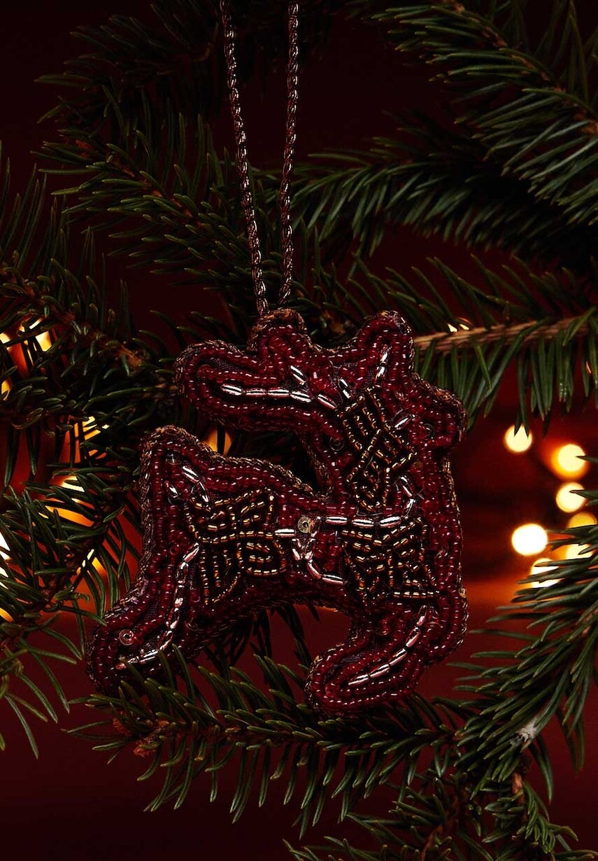 Ozdoba na vianočný stromček Medicine červená farba