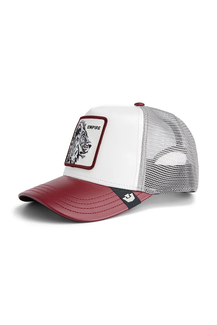 Šiltovka Goorin Bros Courtside Empire biela farba, 101-2443