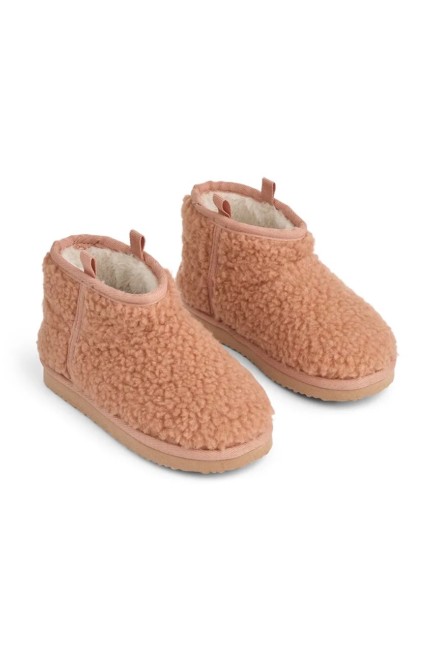 Detské snehule Liewood Alban Pile Shoes oranžová farba, LW20799