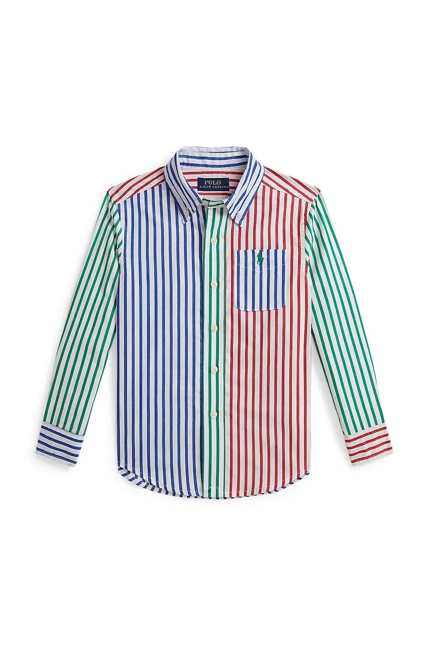 Detská bavlnená košeľa Polo Ralph Lauren viac farieb, 322A96282001