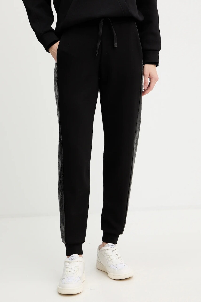 Tepláky Armani Exchange čierna farba, jednofarebné, XW000997 AF16111