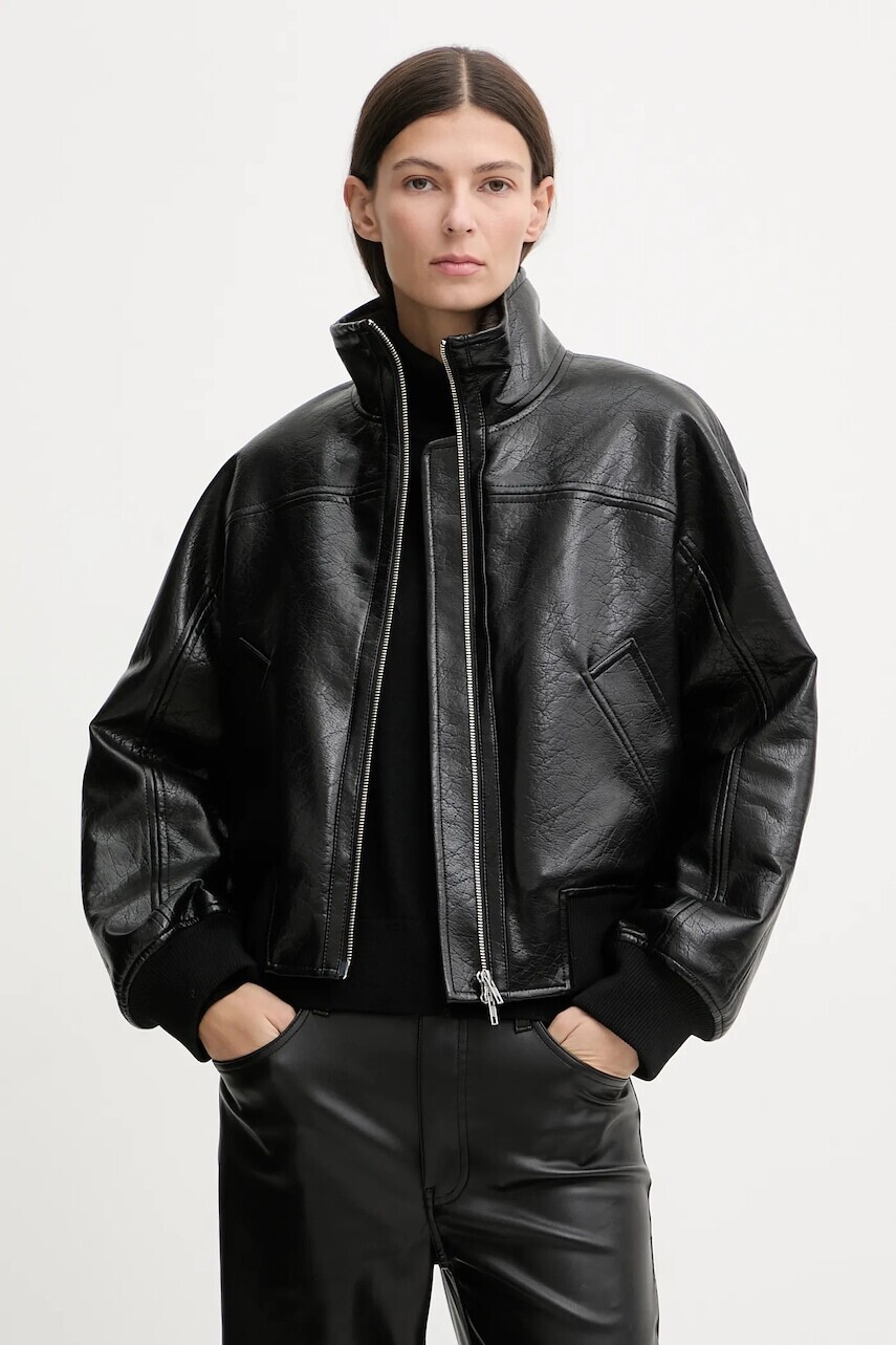 Bunda Stand Studio Coda čierna farba, prechodná, 66635-9435